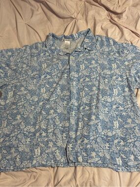 Disney Cruise Line Men's Button Down Shirt